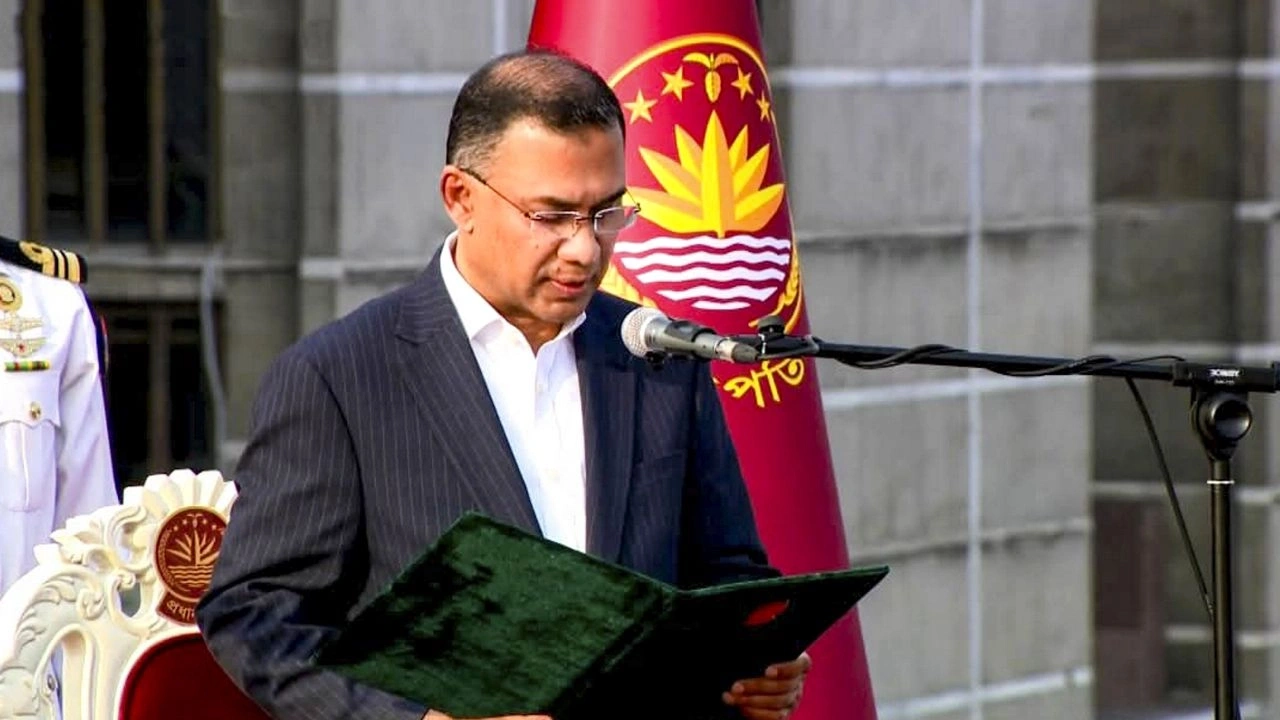 तारिक रहमान बने बां ग्लादेश के प्रधानमं त्री